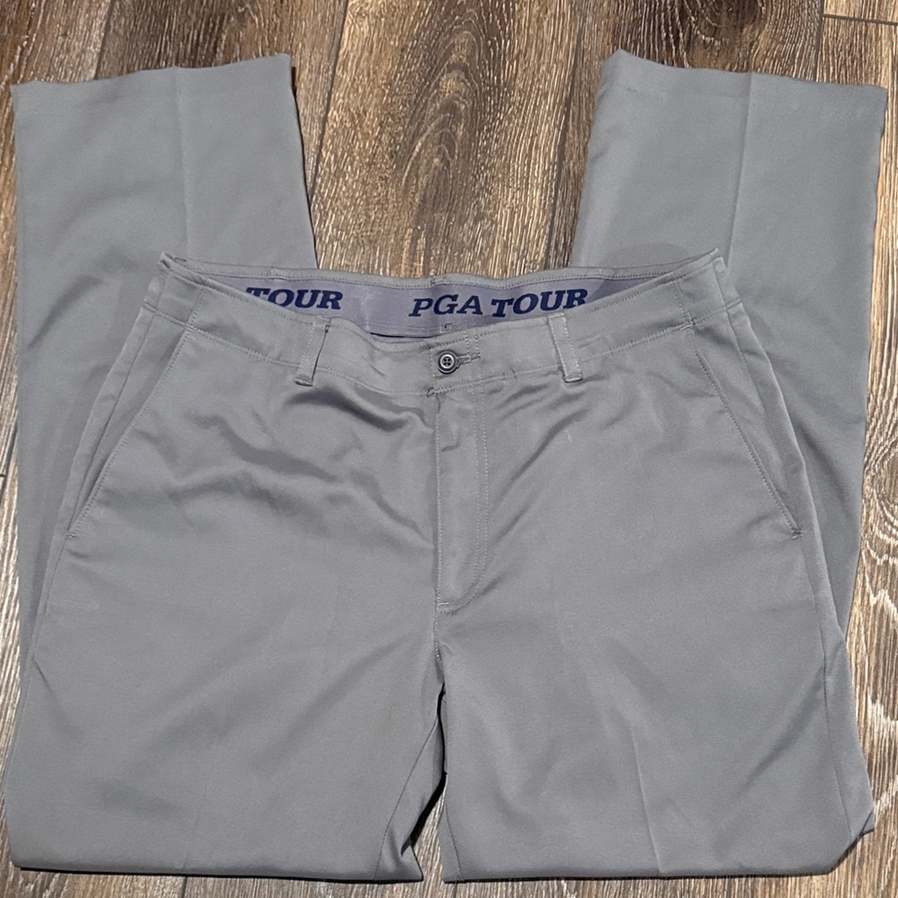 PGA Tour Men's Gray Pants size 34 x 30